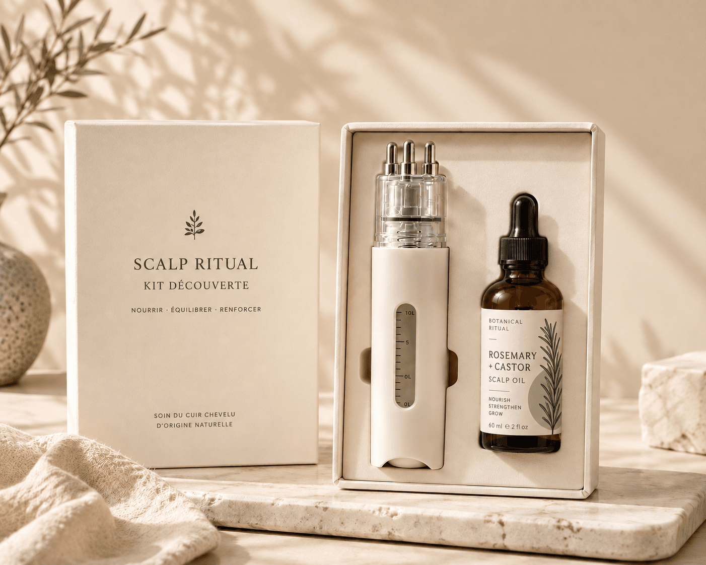 Kit Découverte — Applicateur + Huile Romarin